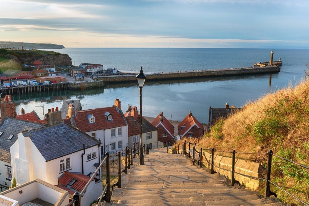 The 199 Steps above Whitby harbour